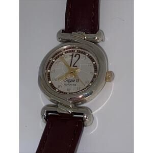 Sergio II Ladies Quartz Watch Works New Battery!